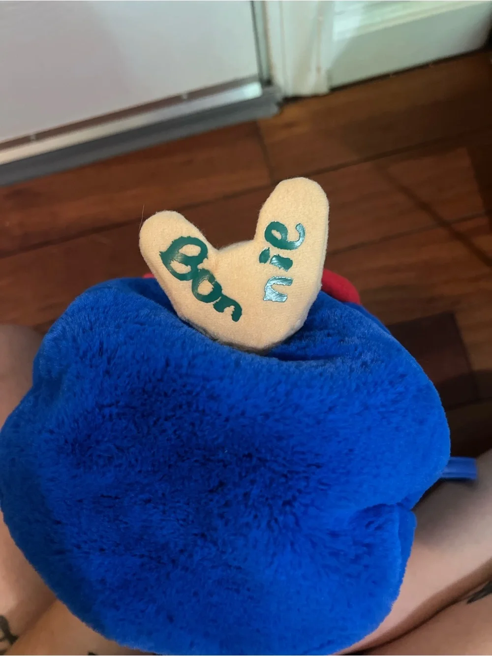 Disney Parks Pixar Toy Story 4 Forky Plush Fuzzy Crossbody Bag Cinch Sack Purse